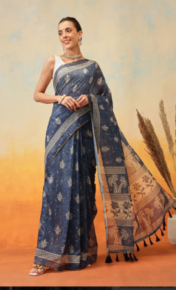 Lightweight Floral Pattern Saree
